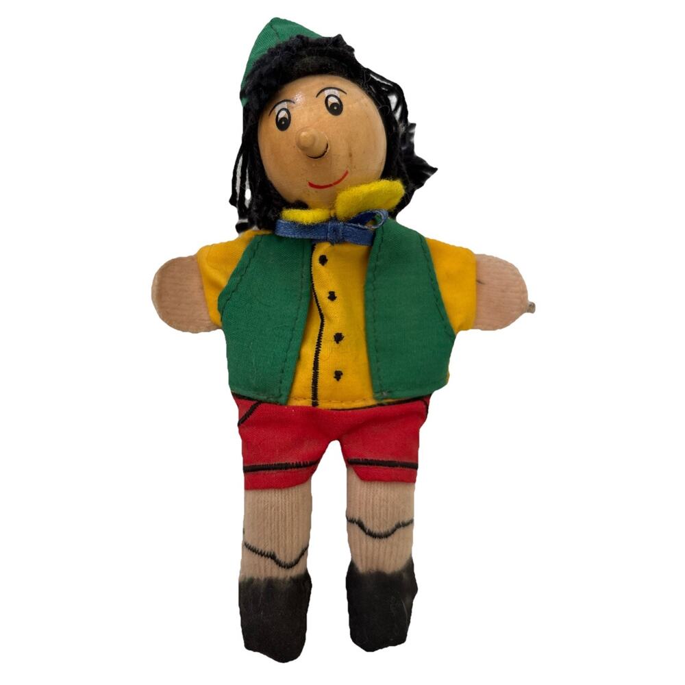 Pinocchio Finger Wood Puppet Works GUC